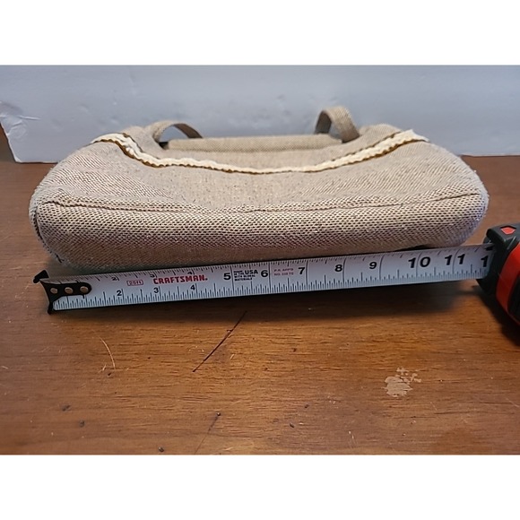 Vintage TOBY WESTON USA Cream Tan‎ CANVAS Bohemian California - Picture 14 of 15